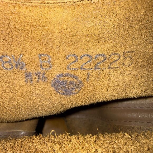 Rare VTG 90s Red Wing Pecos Roper Boots Men’s 8.5B Brown Leather Work Cowboy USA main image 7